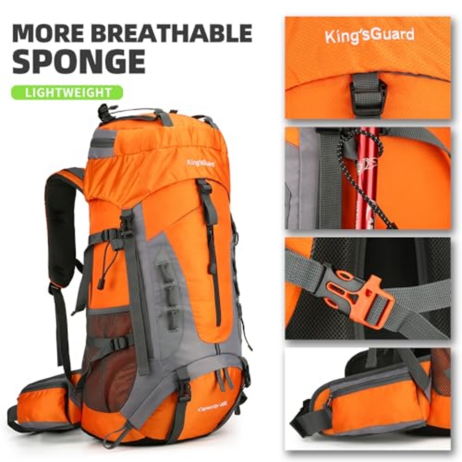 60L Hiking Backpack for Men an - Hiking Backpack Waterproof recension och pris