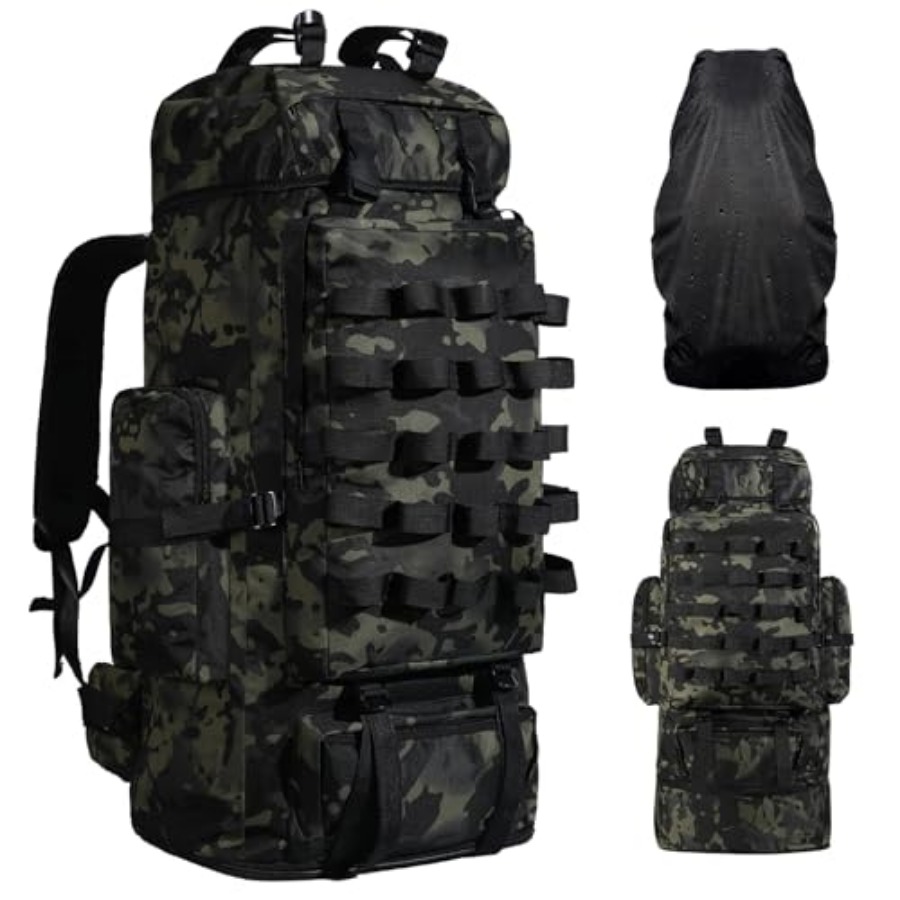 70L/100L Camping Hiking Backpa - Hiking Backpack Waterproof recension och pris