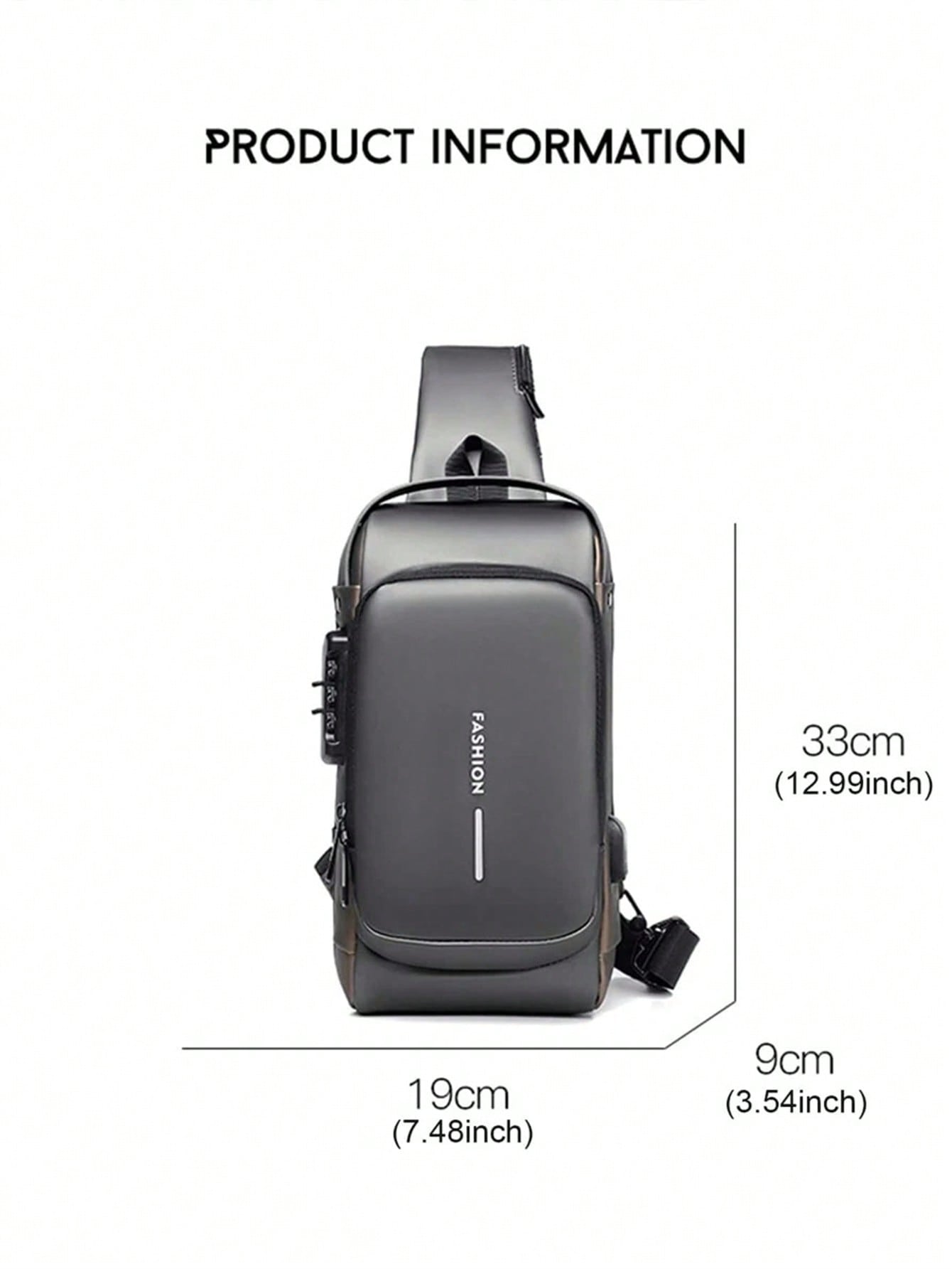 Men's Bags Shoulder Messenger  - Sling Backpack Shoulder recension och pris