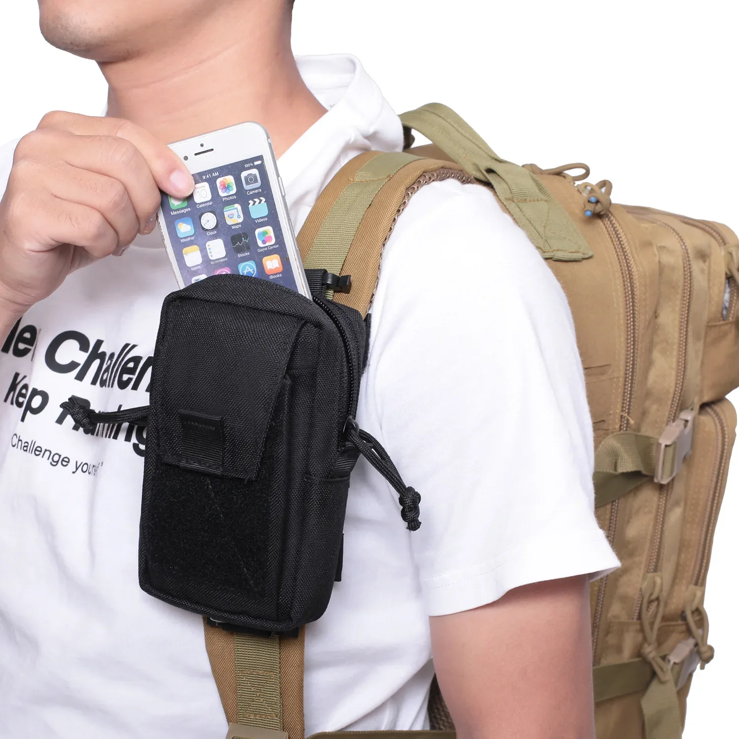 Molle Backpack Strap Bag Phone - Backpack Insert Organizer recension och pris