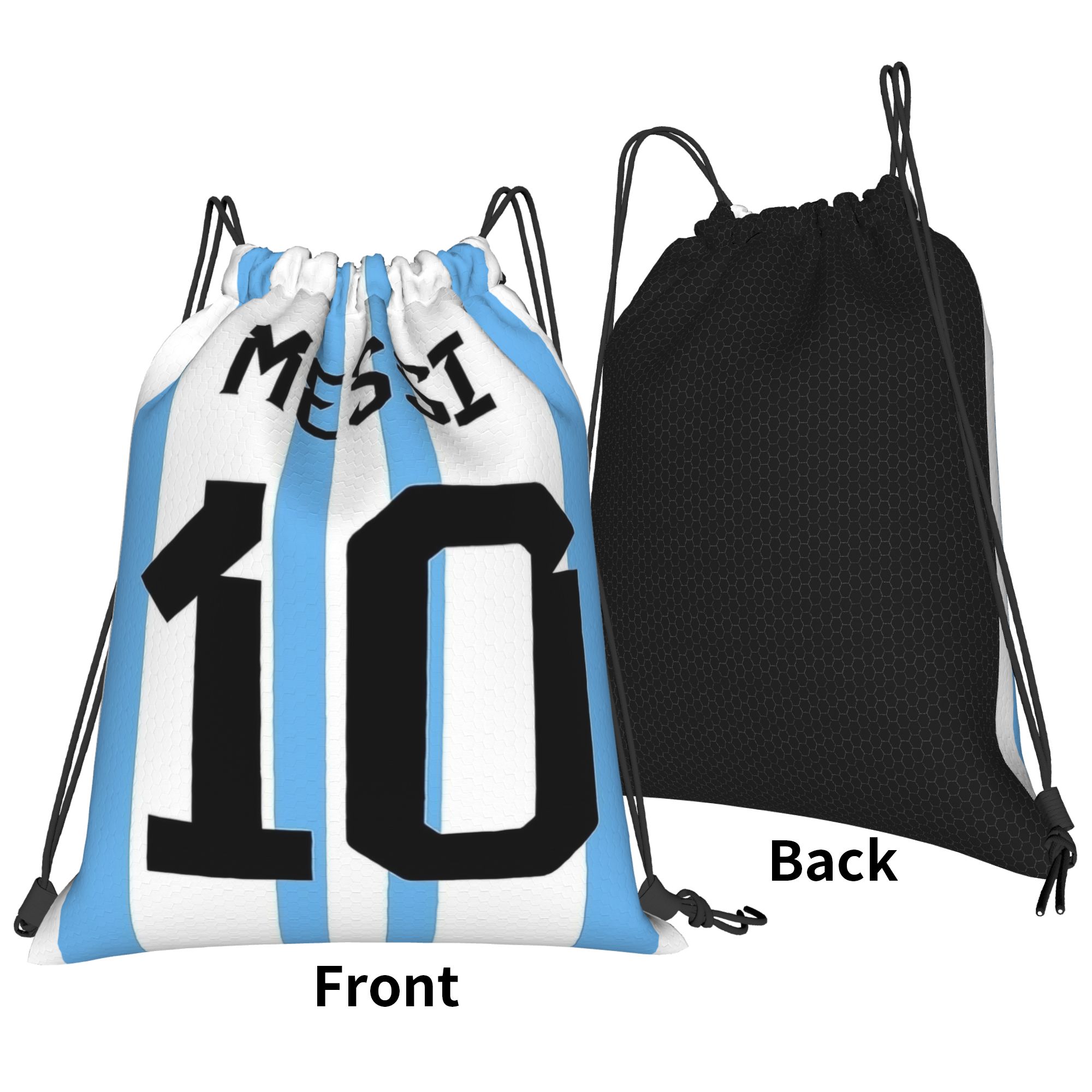 Messis 10 Soccer Football Draw - Drawstring Gym Bag recension och pris