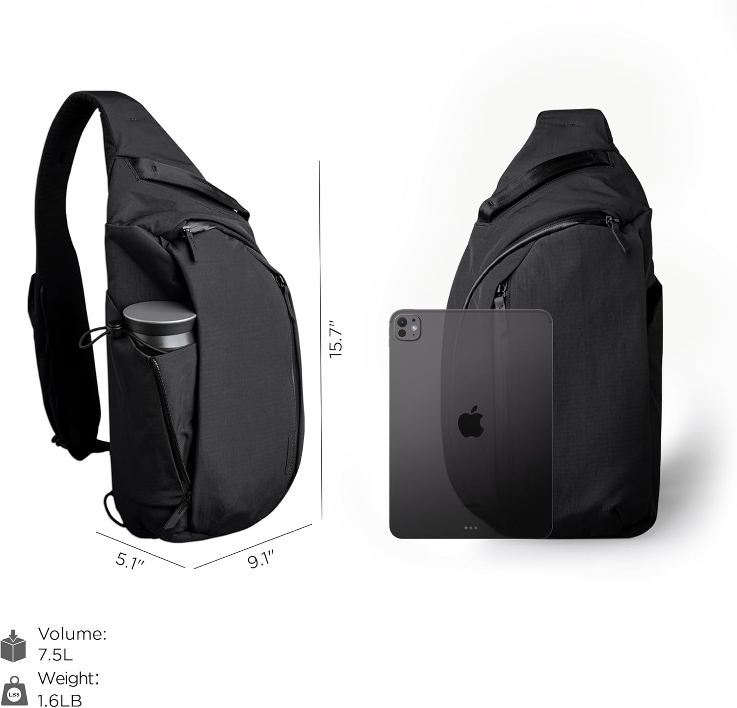 Metro Crossbody Left Shoulder  - Sling Backpack Shoulder recension och pris