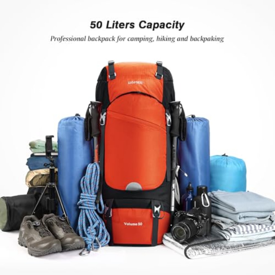50L Hiking Backpack Travel Bag - Hiking Backpack Waterproof recension och pris
