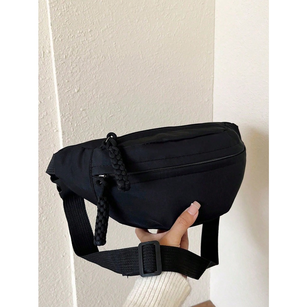 Large Capacity Nylon Chest Bag - Sling Backpack Shoulder recension och pris