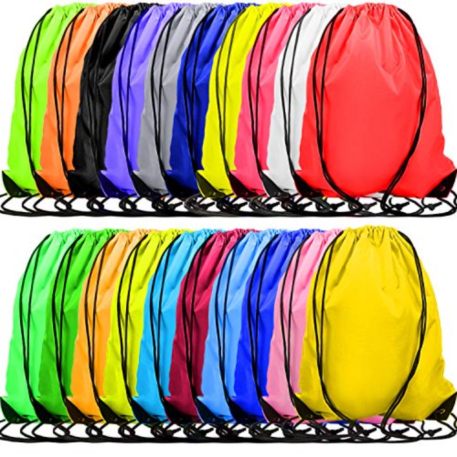 60 Pieces Drawstring Backpack  - Drawstring Gym Bag recension och pris