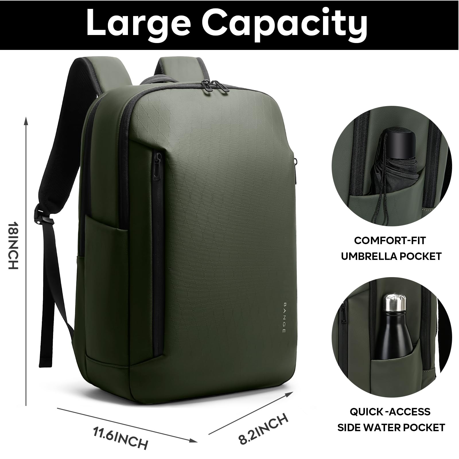 BANGE Fashion Simple Design Wo - Fashion Backpack Women recension och pris