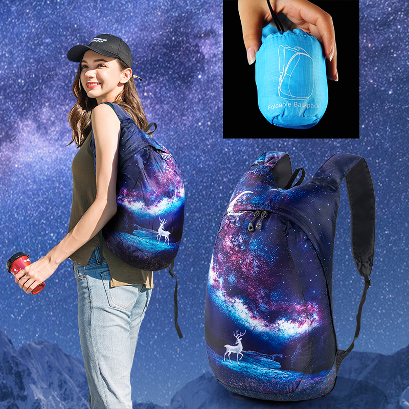 PLAYKING  Lightweight Backpack - Foldable Backpack Small recension och pris