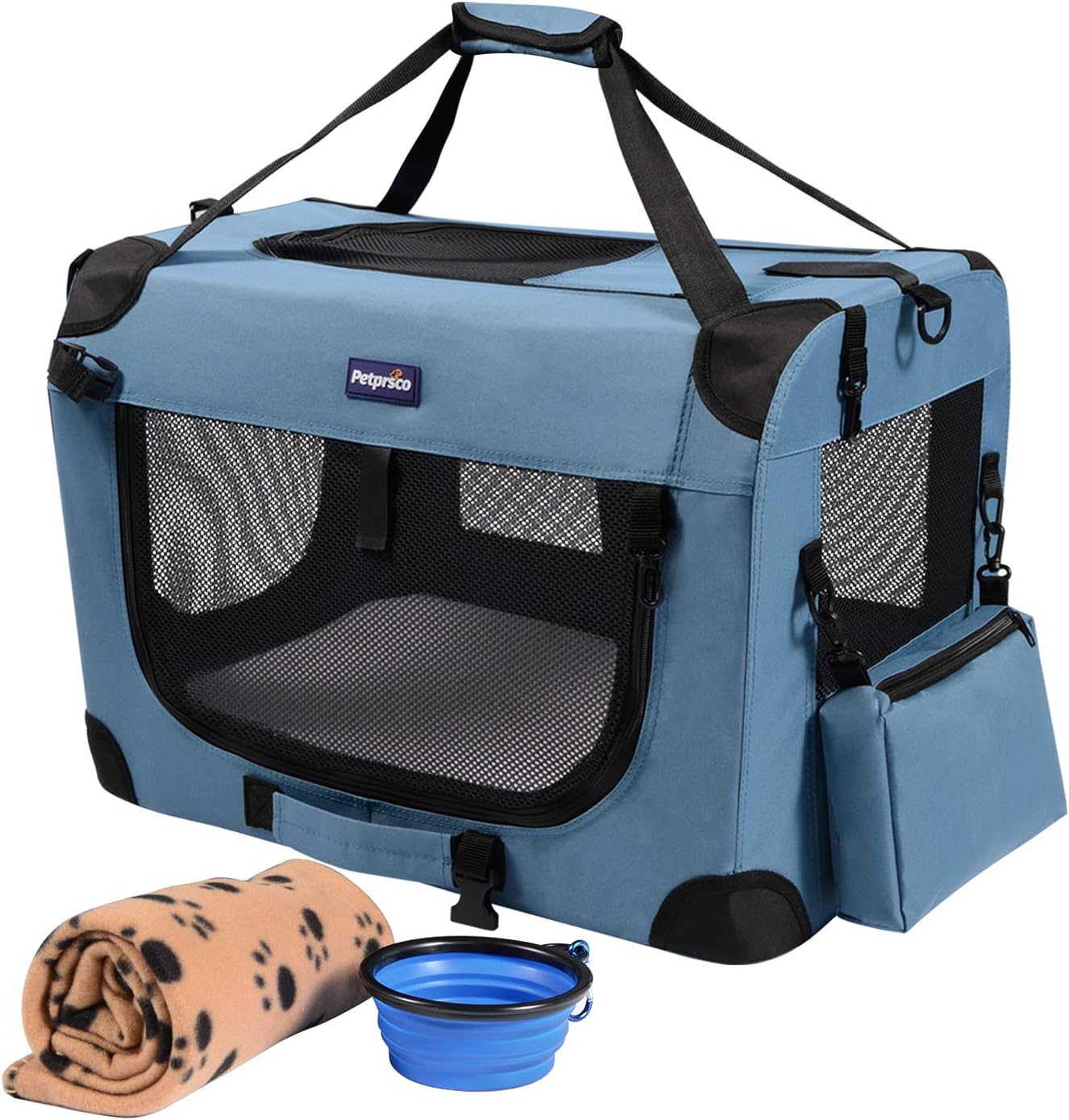 Portable Collapsible Dog Crate - Foldable Backpack Small recension och pris