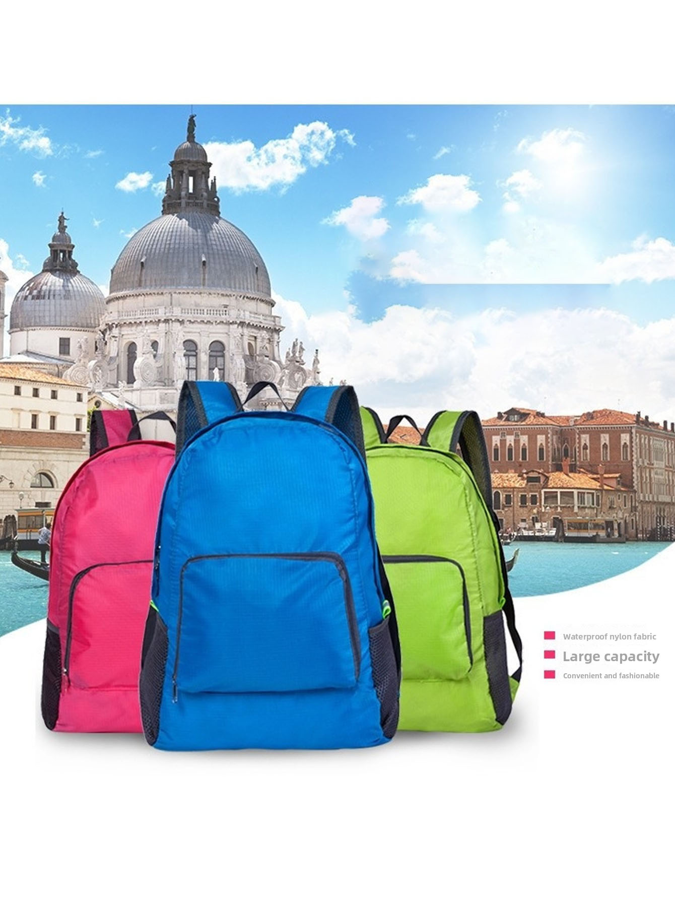 Foldable travel bag, lightweig - Foldable Backpack Small recension och pris