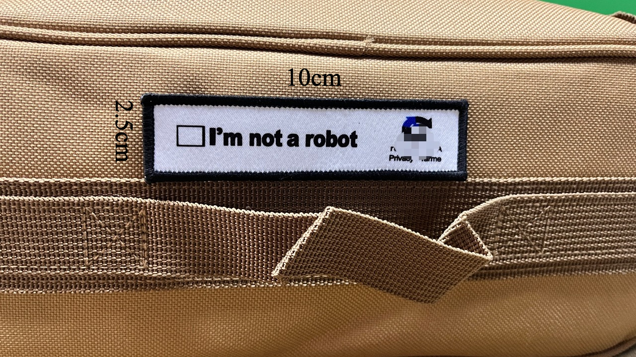I'm Not A Robot Tactical Patch - Urban Backpack Tactical recension och pris