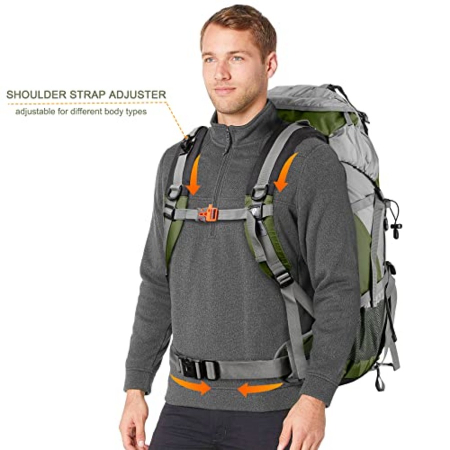 Loowoko 50L Hiking Backpack, W - Hiking Backpack Waterproof recension och pris