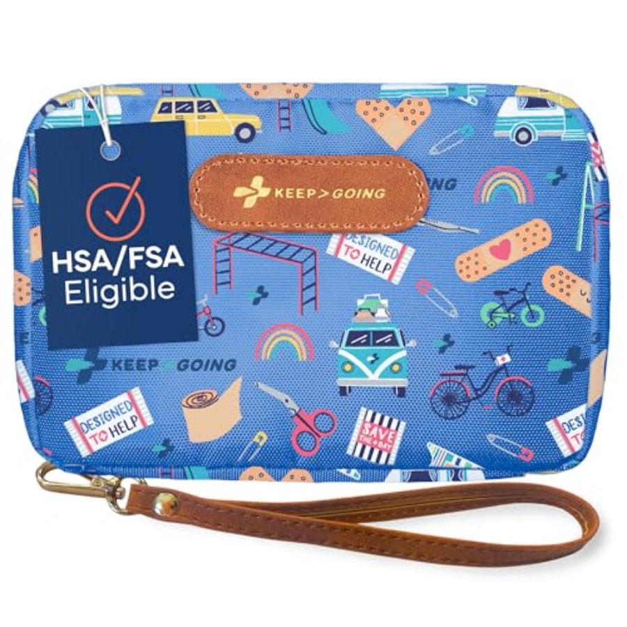 KeepGoing Travel First Aid Kit - Mini Backpack Purse recension och pris