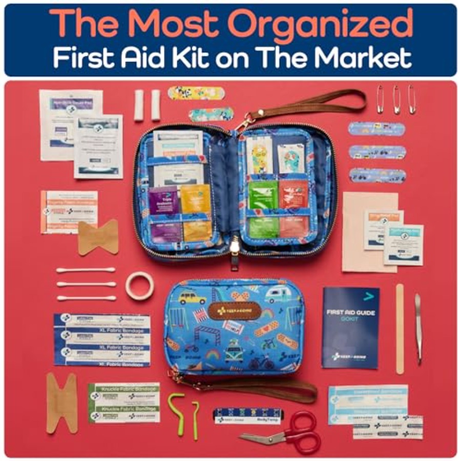 KeepGoing Travel First Aid Kit - Mini Backpack Purse recension och pris
