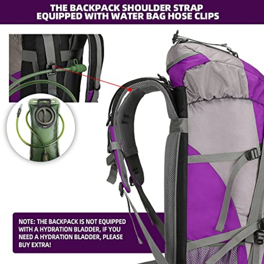 70L Hiking Backpack with Rain  - Hiking Backpack Waterproof recension och pris