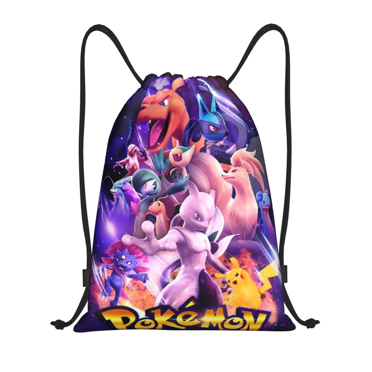 Cute Cartoon Manga Poke-Mon Ba - Drawstring Gym Bag recension och pris