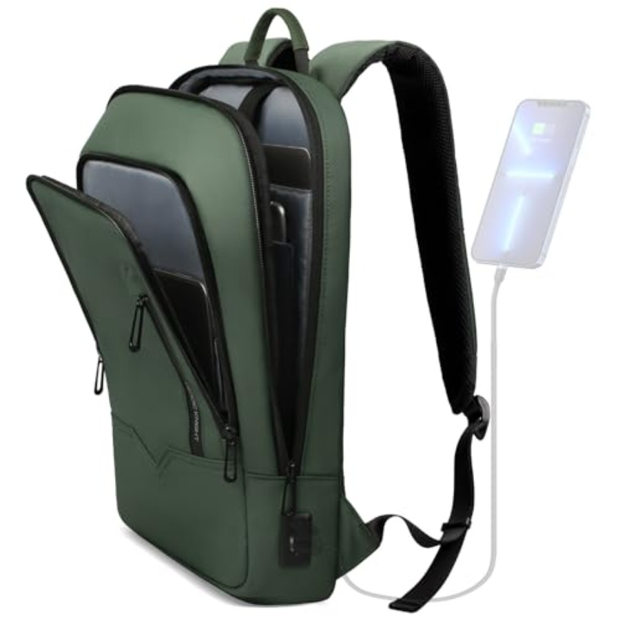 Backpack for Men Business Slim - Travel Backpack Anti Theft recension och pris