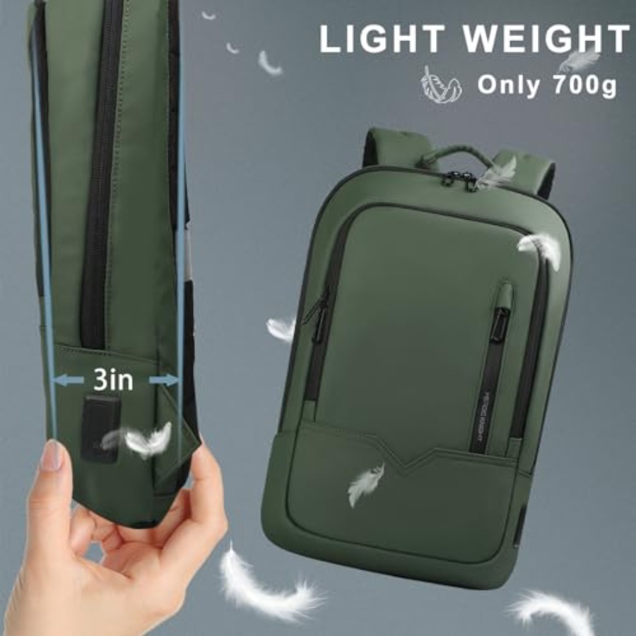 Backpack for Men Business Slim - Travel Backpack Anti Theft recension och pris