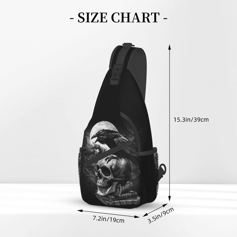 Crow The Skull Sling Crossbody - Sling Backpack Shoulder recension och pris