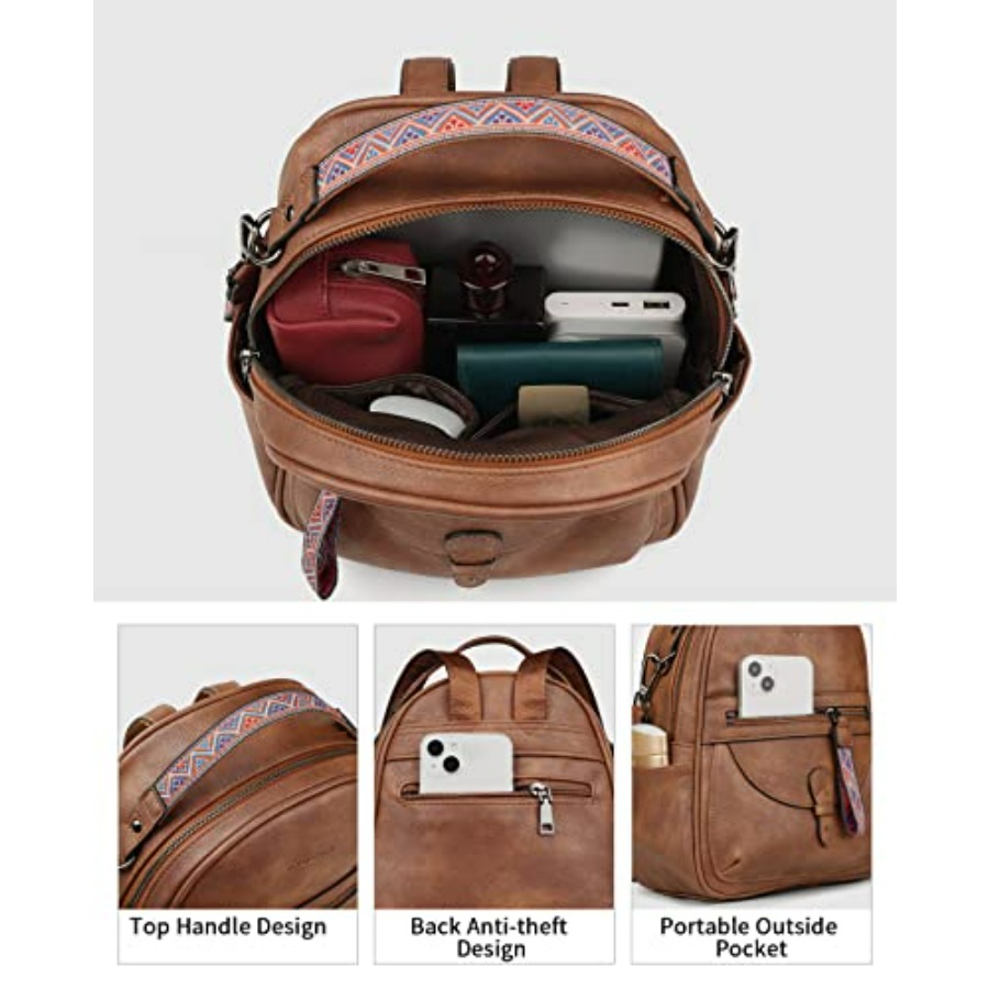 Mini Backpack Purse for Women, - Mini Backpack Purse recension och pris