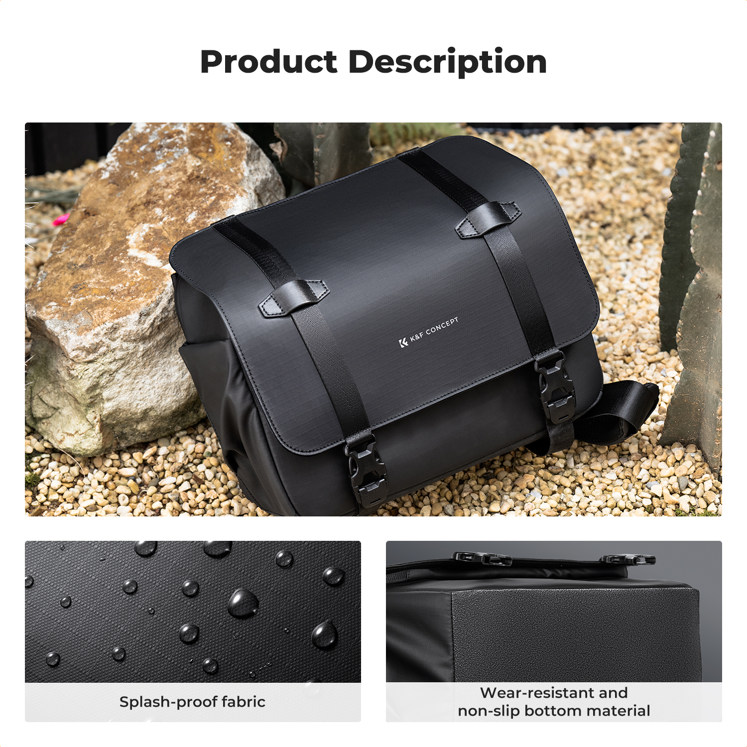 K&F CONCEPT 10L Camera Sling B - Sling Backpack Shoulder recension och pris